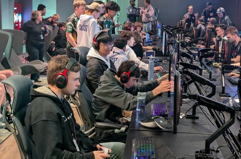 The LTCHS Esports Team took him the provincial bronze